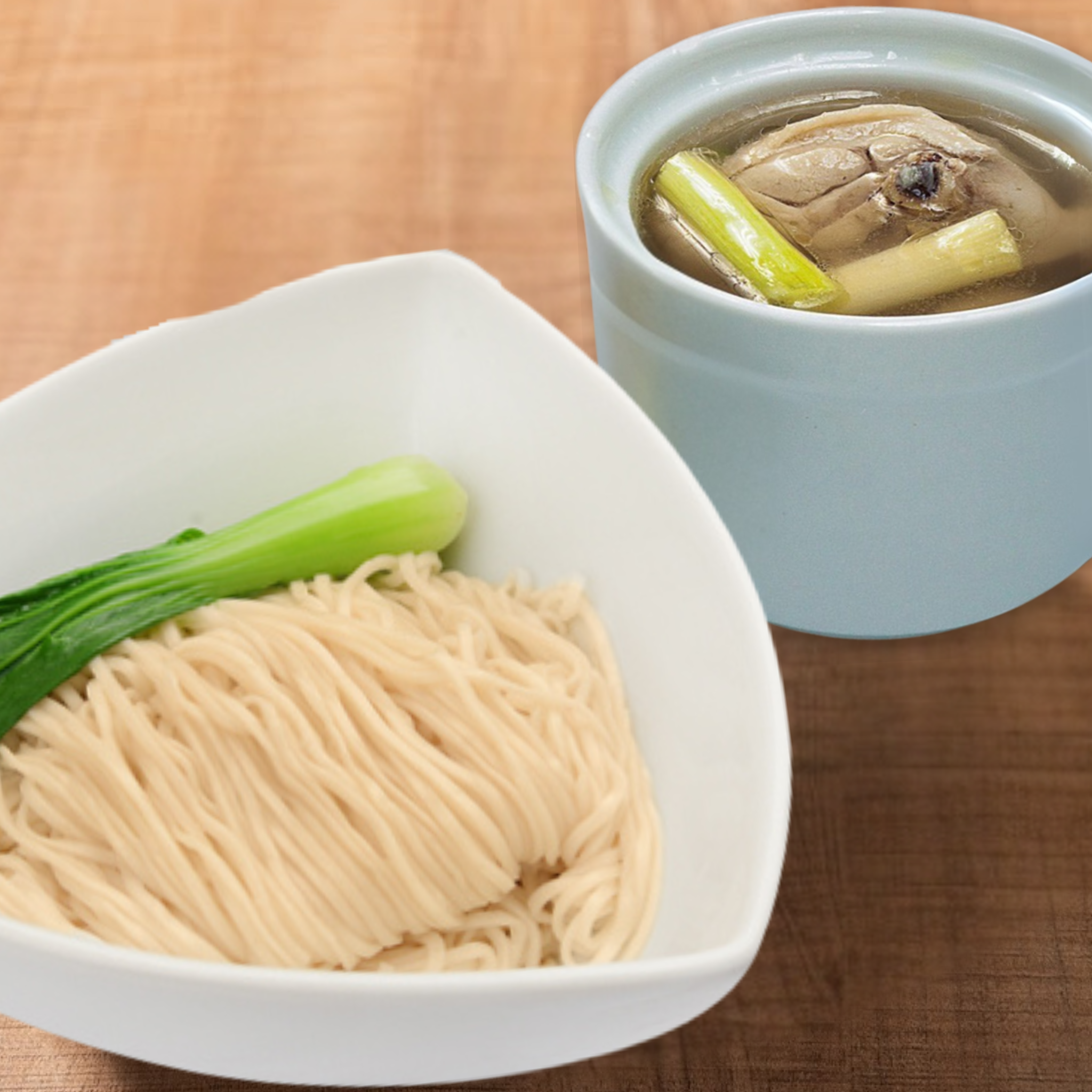 Noodles with Double-Boiled Chicken Soup