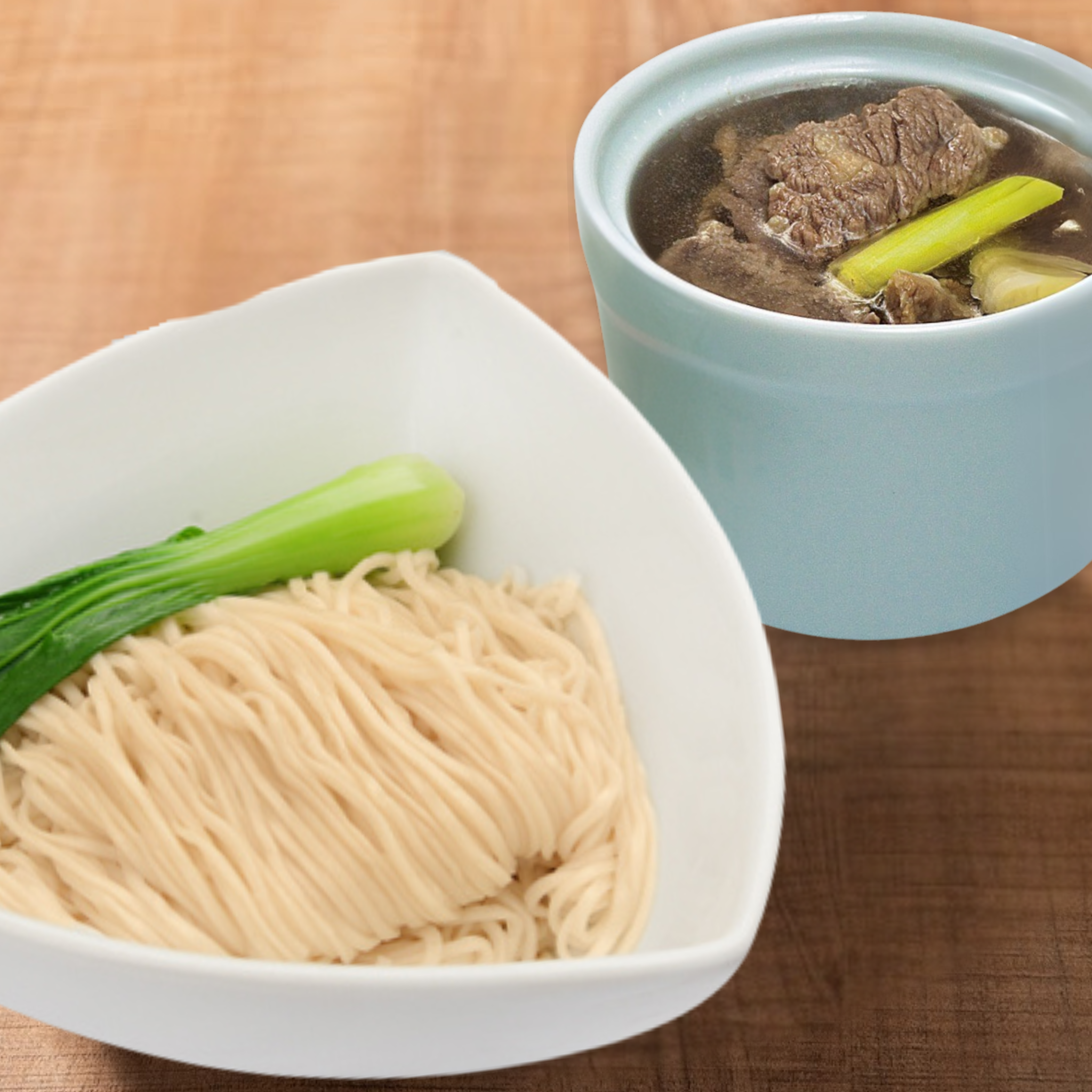 Noodles with Double-Boiled Beef Soup