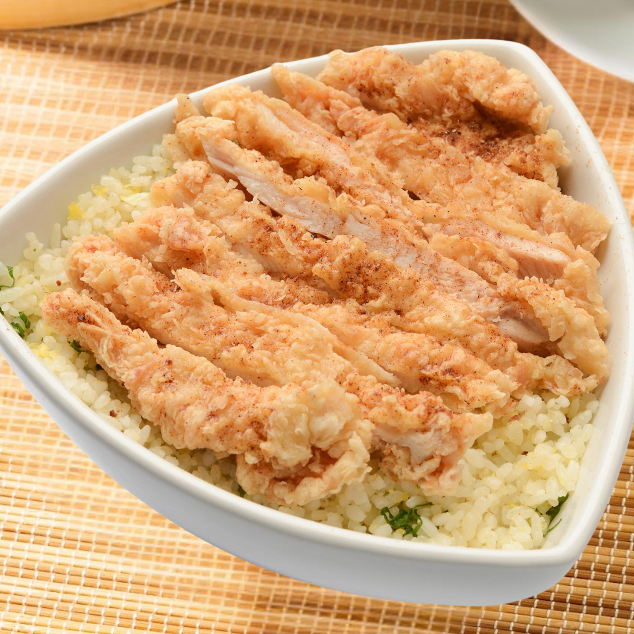 Chicken Chop with Fried Rice